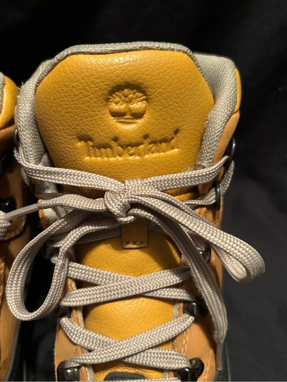 Timberland Kids Tan and Black Lace-Up Winter Boots